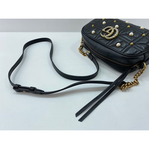 GUCCI GG Marmont Shoulder Bag black WS31637