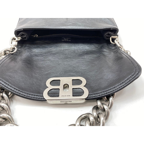 BALENCIAGA BB Soft Small Shoulder Bag Shoulder Bag black WS31638