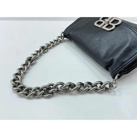 BALENCIAGA BB Soft Small Shoulder Bag Shoulder Bag black WS31638