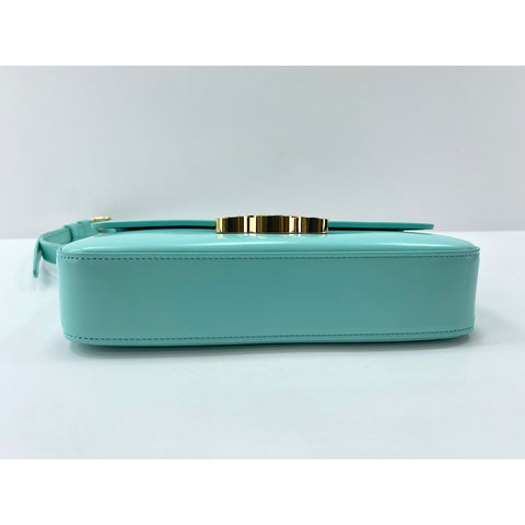CELINE Triomphe Claude Shoulder Bag blue WS31639
