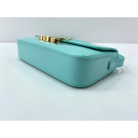 CELINE Triomphe Claude Shoulder Bag blue WS31639