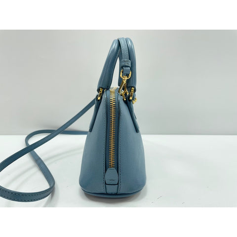 PRADA 2WAY Promenade Handbag blue WS31640