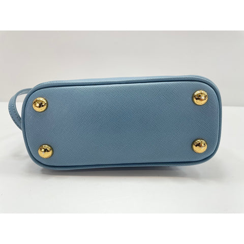 PRADA 2WAY Promenade Handbag blue WS31640