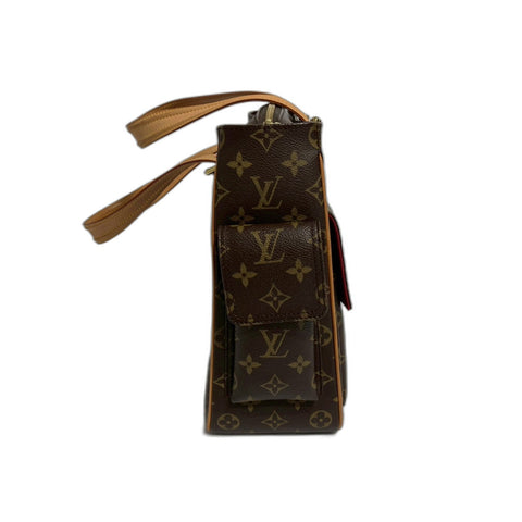 LOUIS VUITTON Multripri Cite Handbag Brown WS31643