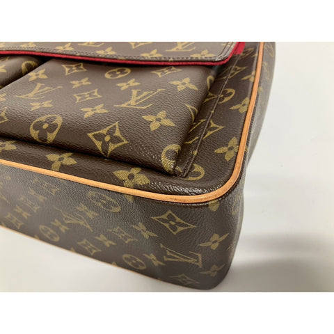 LOUIS VUITTON Multripri Cite Handbag Brown WS31643