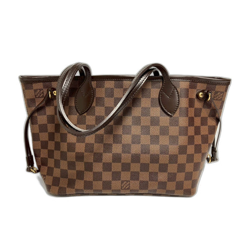 LOUIS VUITTON Never full Handbag Brown WS31644