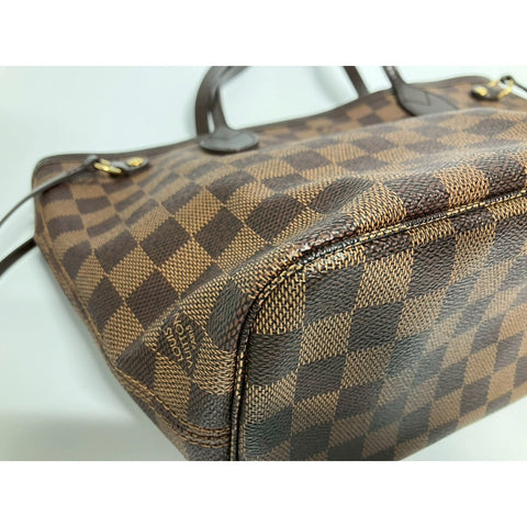 LOUIS VUITTON Never full Handbag Brown WS31644