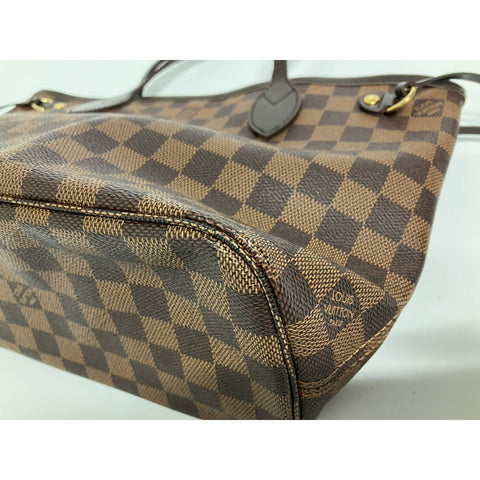 LOUIS VUITTON Never full Handbag Brown WS31644