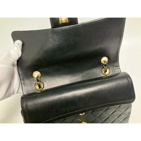 CHANEL Matrasse Shoulder Bag lambskin black WS31646