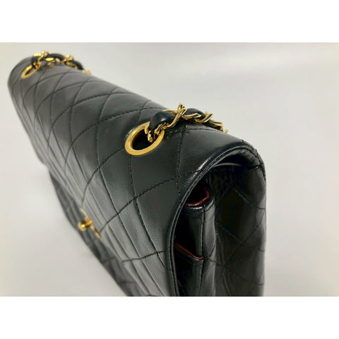 CHANEL Matrasse Shoulder Bag lambskin black WS31646