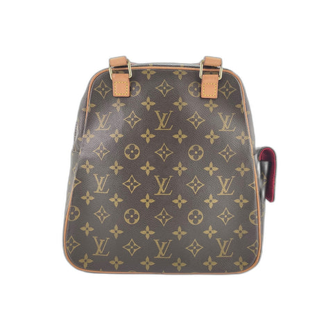 LOUIS VUITTON Exsantricite Handbag Brown WS31647