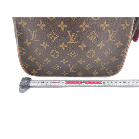 LOUIS VUITTON Exsantricite Handbag Brown WS31647