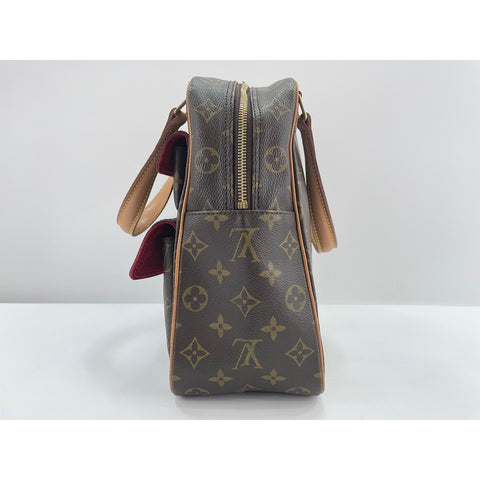 LOUIS VUITTON Exsantricite Handbag Brown WS31647