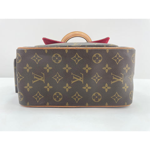 LOUIS VUITTON Exsantricite Handbag Brown WS31647