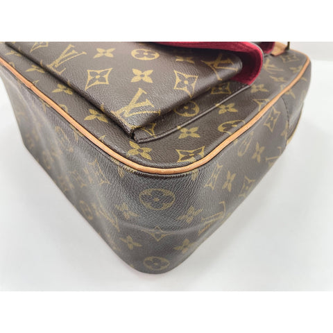LOUIS VUITTON Exsantricite Handbag Brown WS31647