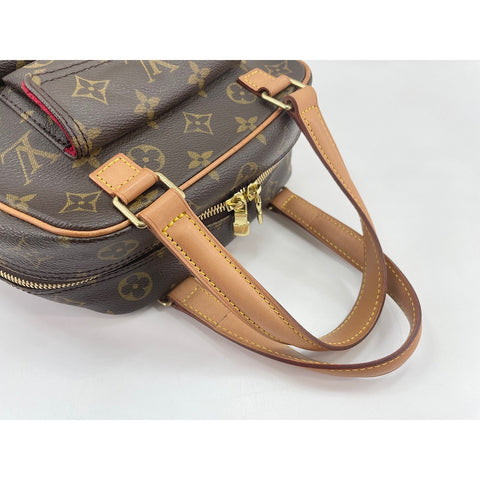 LOUIS VUITTON Exsantricite Handbag Brown WS31647