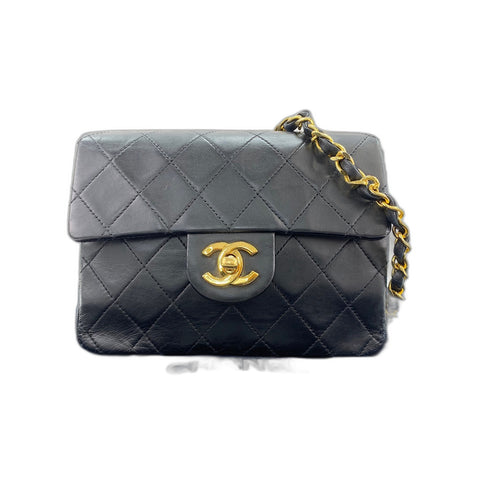 CHANEL Mini matrasse Shoulder Bag black WS31648
