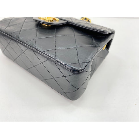 CHANEL Mini matrasse Shoulder Bag black WS31648