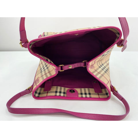 BURBERRY Nova Check Handbag beige WS31653