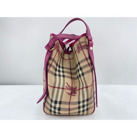 BURBERRY Nova Check Handbag beige WS31653
