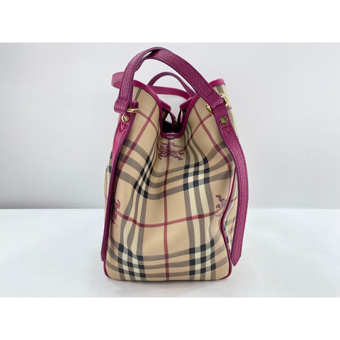 BURBERRY Nova Check Handbag beige WS31653