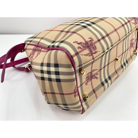 BURBERRY Nova Check Handbag beige WS31653