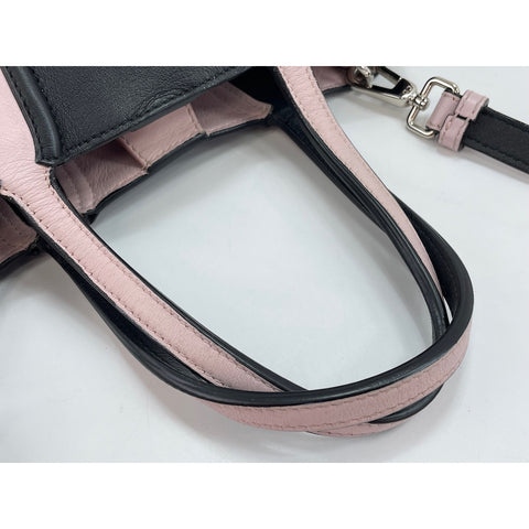 Christian Dior 2WAY Addict Tote Bag Handbag black WS31661