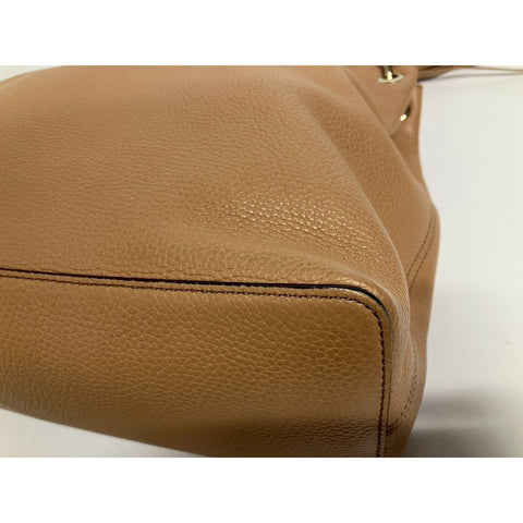 GUCCI 2WAY Soho Handbag leather Brown WS31663