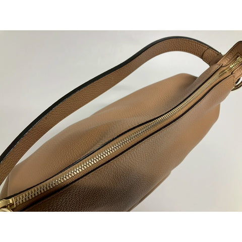 GUCCI 2WAY Soho Handbag leather Brown WS31663