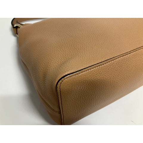 GUCCI 2WAY Soho Handbag leather Brown WS31663