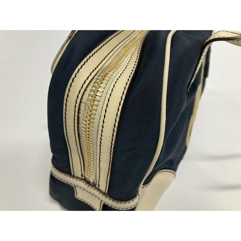 GUCCI Handbag Nylon Navy WS31666