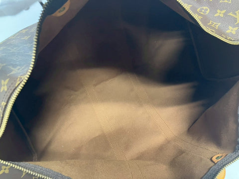 LOUIS VUITTON 2WAY Keepall Handbag Brown WS31668