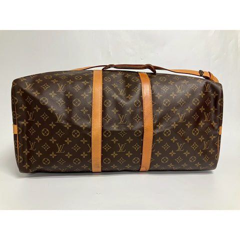 LOUIS VUITTON 2WAY Keepall Handbag Brown WS31668