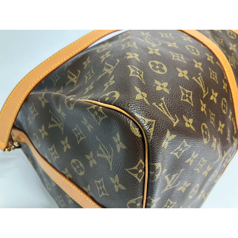 LOUIS VUITTON 2WAY Keepall Handbag Brown WS31668