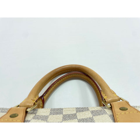 LOUIS VUITTON Speedy 30 Handbag white WS31670