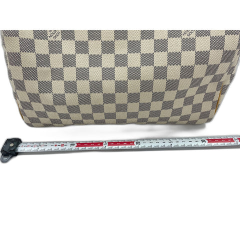 LOUIS VUITTON Speedy 30 Handbag white WS31670