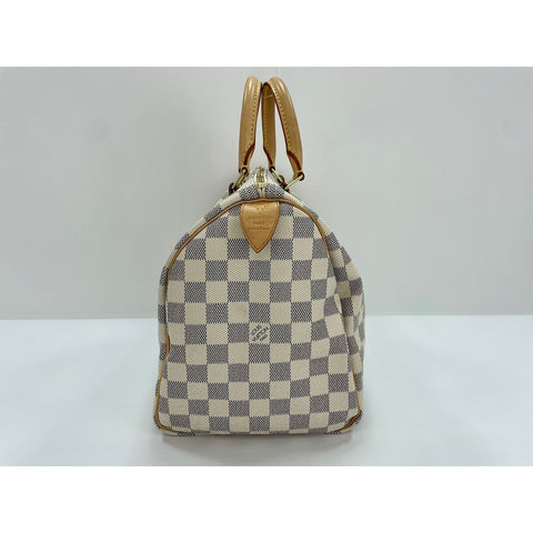 LOUIS VUITTON Speedy 30 Handbag white WS31670