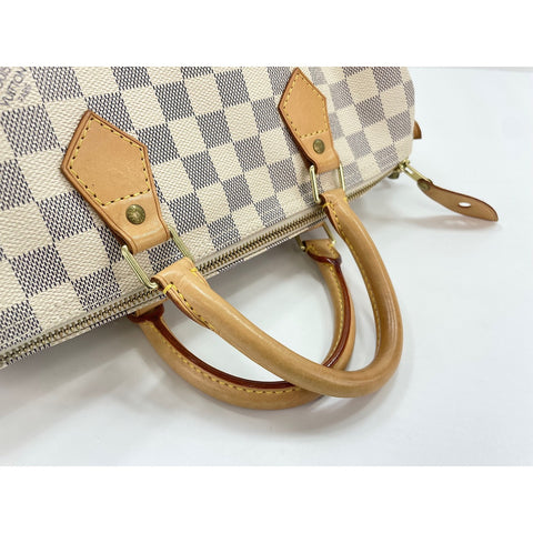 LOUIS VUITTON Speedy 30 Handbag white WS31670