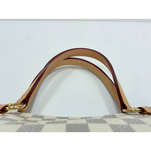 LOUIS VUITTON Damier Azur 2WAY Limington Handbag white WS31672