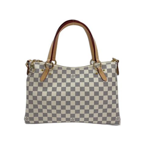 LOUIS VUITTON Damier Azur 2WAY Limington Handbag white WS31672