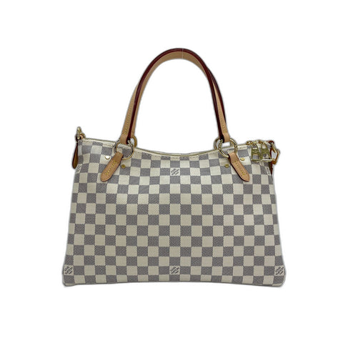 LOUIS VUITTON Damier Azur 2WAY Limington Handbag white WS31672