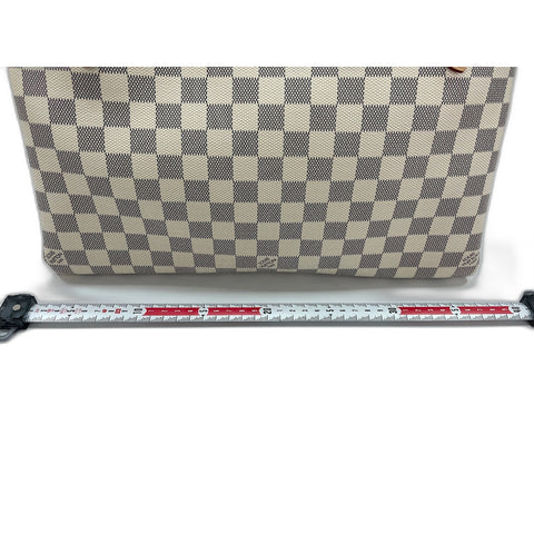 LOUIS VUITTON Damier Azur 2WAY Limington Handbag white WS31672