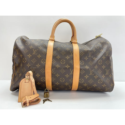 LOUIS VUITTON Monogramme Kiepol 45 Sac Boston Marron WS31673