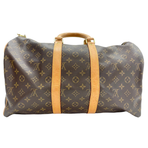 LOUIS VUITTON Monogram Kiepol 45 Boston bag Brown WS31673