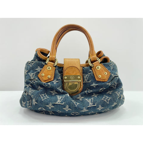 路易威登 Monogram Denim Pretty 手提包 蓝色 WS31676