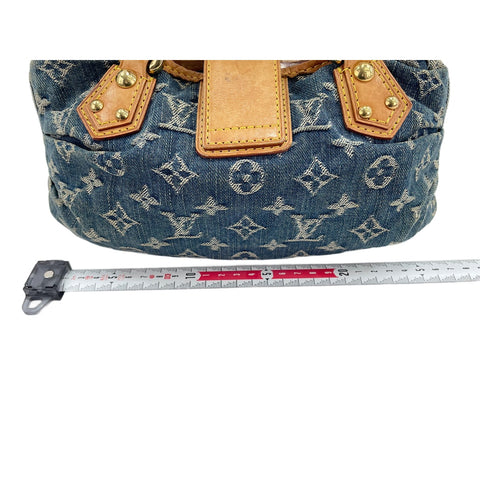 路易威登 Monogram Denim Pretty 手提包 蓝色 WS31676
