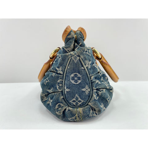 路易威登 Monogram Denim Pretty 手提包 蓝色 WS31676