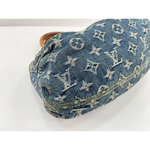 路易威登 Monogram Denim Pretty 手提包 蓝色 WS31676