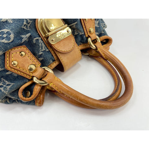 路易威登 Monogram Denim Pretty 手提包 蓝色 WS31676