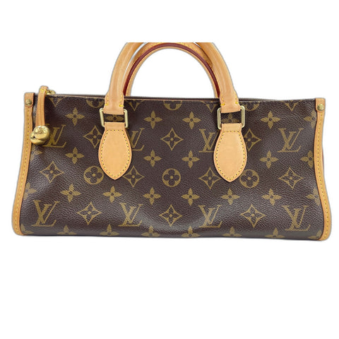 LOUIS VUITTON Monogram Popancourt Handbag Brown WS31677